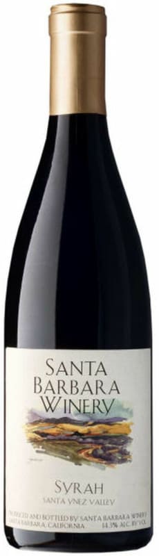 Santa Barbara Winery Syrah 2017 Front Bottle Shot