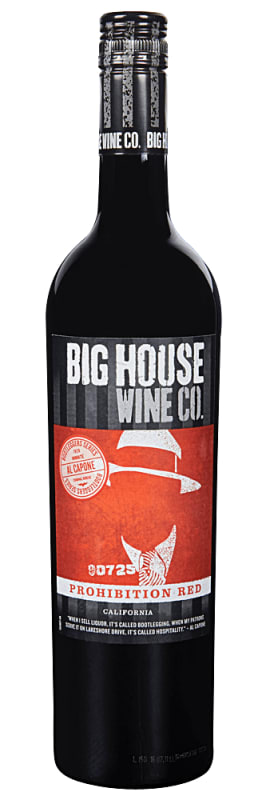Big House Prohibition Red Blend 2015 Front Bottle Shot