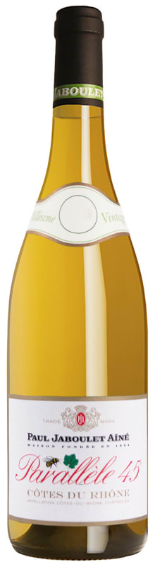 Jaboulet Parallele 45 Blanc 2020 Front Bottle Shot