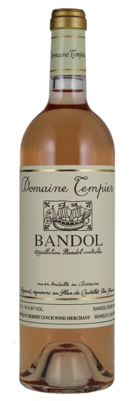 Domaine Tempier Bandol Rose 2021 Front Bottle Shot