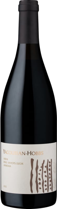 Yacoubian-Hobbs Red Areni 2022 Front Bottle Shot