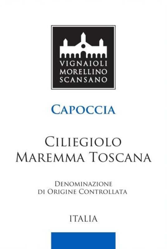 Vignaioli del Morellino Capoccia Maremma Ciliegiolo 2015 Front Label