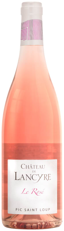 Chateau de Lancyre Pic St. Loup Le Rose 2017 Front Bottle Shot