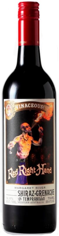 Vinaceous Red Right Hand 2015 Front Bottle Shot