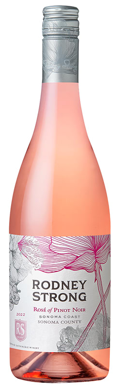 Rodney Strong Rose of Pinot Noir 2022 Front Bottle Shot