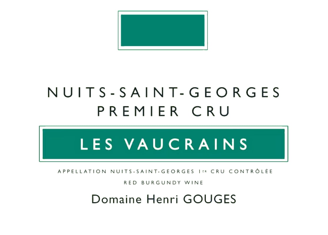 Domaine Henri Gouges Nuits-St-Georges Les Vaucrains Premier Cru 2002 Front Label