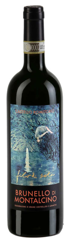 Castello Romitorio Brunello di Montalcino Filo di Seta 2021 Front Bottle Shot