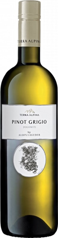 Alois Lageder Terra Alpina Vigneti delle Dolomiti Pinot Grigio 2019 Front Bottle Shot