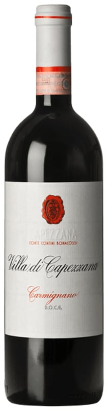 Capezzana Villa di Carmignano 2020 Front Bottle Shot