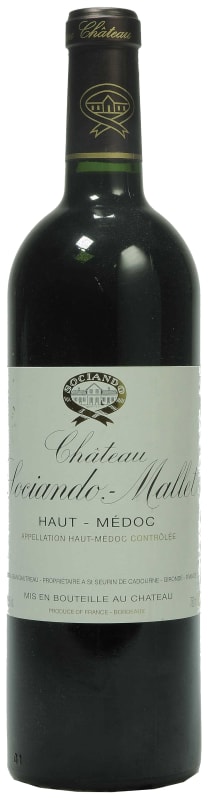 Chateau Sociando-Mallet 2015 Front Bottle Shot