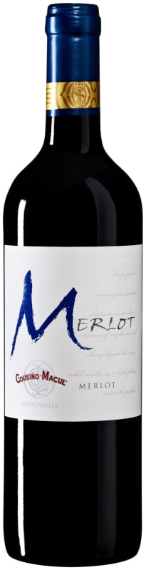 Cousino Macul Merlot 2015 Front Bottle Shot