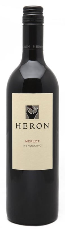 Heron Merlot 2014 Front Bottle Shot
