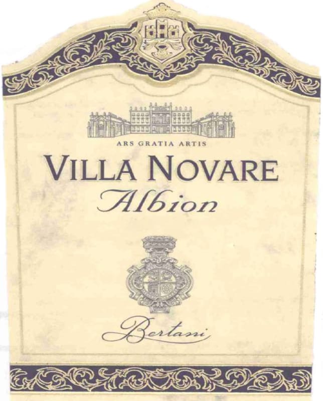 Bertani Villa Novare Albion 2007 Front Label