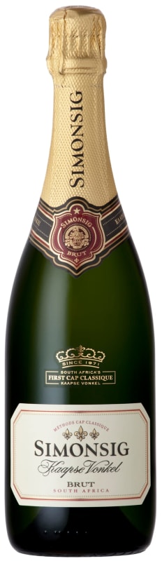 Simonsig Kaapse Vonkel Brut 2019 Front Bottle Shot