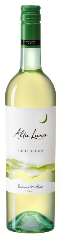 Alta Luna Pinot Grigio 2022 Front Bottle Shot