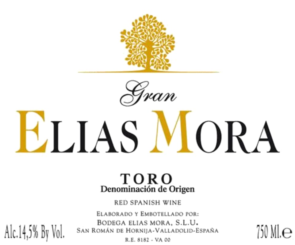 Bodegas Elias Mora Gran Elias Mora 2012 Front Label