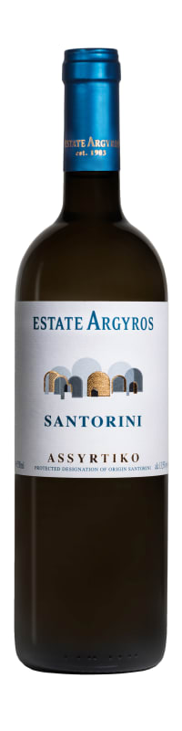 Estate Argyros Assyrtiko Santorini 2018 Front Bottle Shot