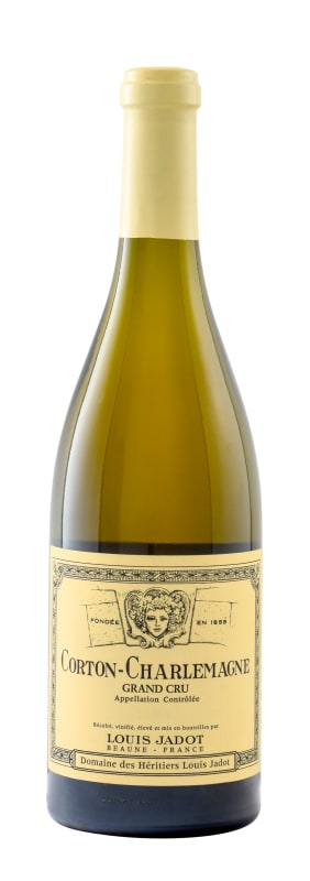 Louis Jadot Corton-Charlemagne Grand Cru Domaine Des Heritiers 2017 Front Bottle Shot