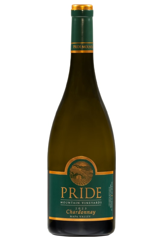 Pride Mountain Vineyards Chardonnay 2023 Front Bottle Shot