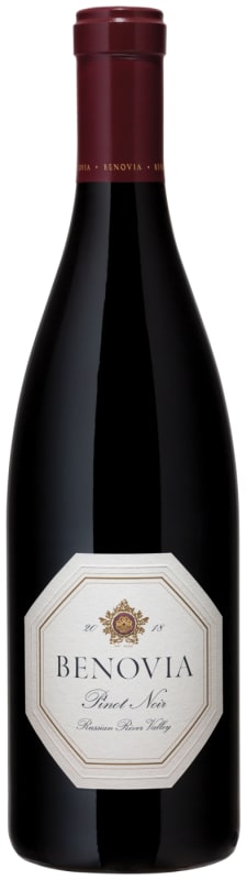 Benovia Russian River Valley Pinot Noir 2018 Front Bottle Shot