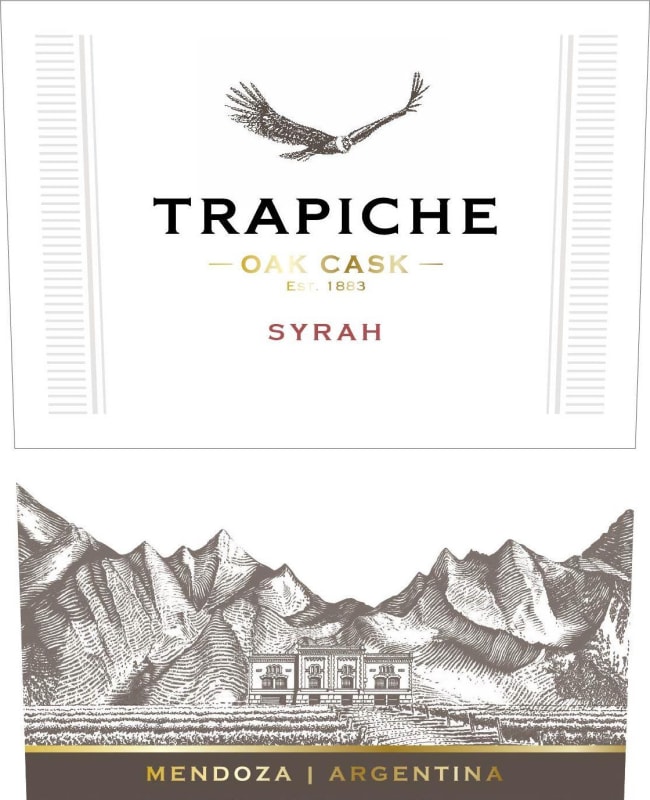 Trapiche Oak Cask Reserve Syrah 2014 Front Label