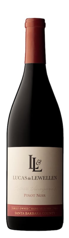 Lucas & Lewellen Santa Barbara Pinot Noir 2018 Front Bottle Shot