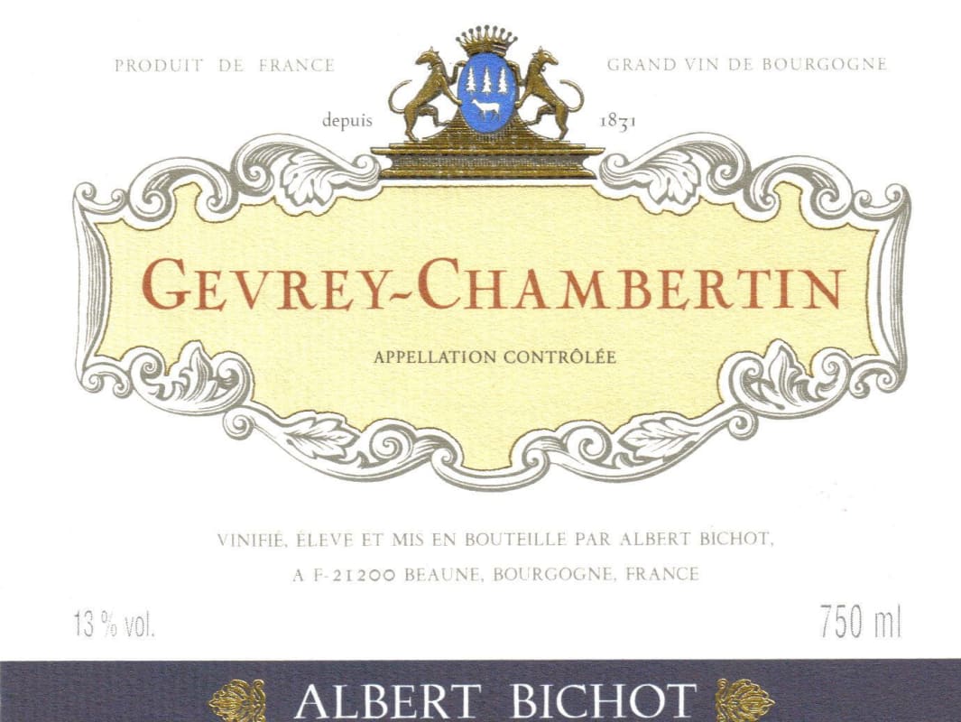 Albert Bichot Gevrey-Chambertin 2007 Front Label