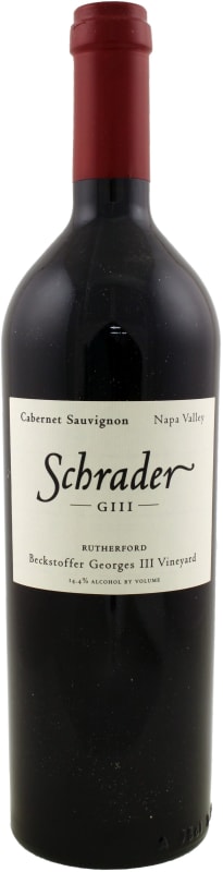 Schrader Beckstoffer Georges III Vineyard GIII Cabernet Sauvignon 2012 Front Bottle Shot