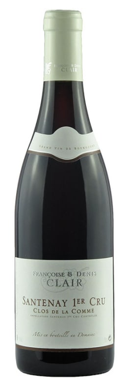 Francoise & Denis Clair Santenay Premier Cru Clos de la Comme 2015 Front Bottle Shot
