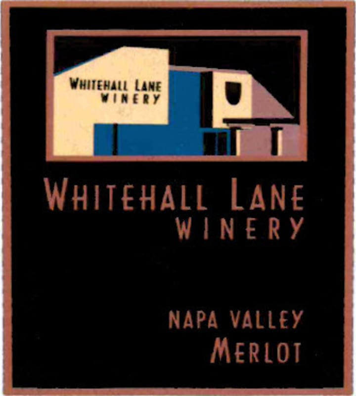 Whitehall Lane Napa Valley Merlot 2003 Front Label