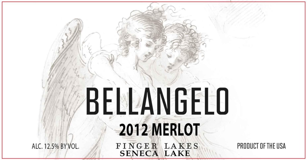Villa Bellangelo Merlot 2012 Front Label