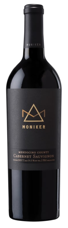Moniker Mendocino Cabernet Sauvignon 2017 Front Bottle Shot
