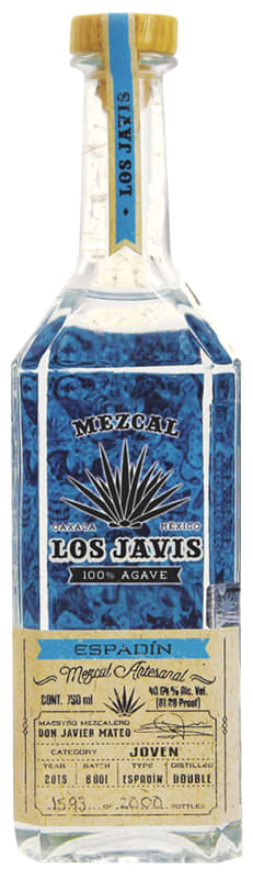 Los Javis Espadin Joven Mezcal Front Bottle Shot