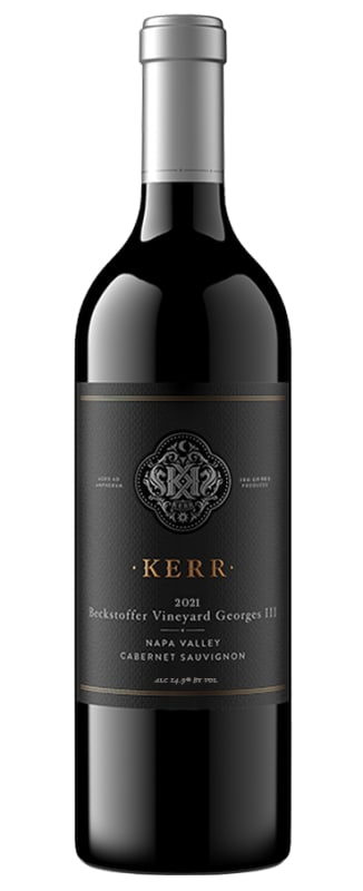 Kerr Cellars Beckstoffer Georges III Vineyard Cabernet Sauvignon 2021 Front Bottle Shot