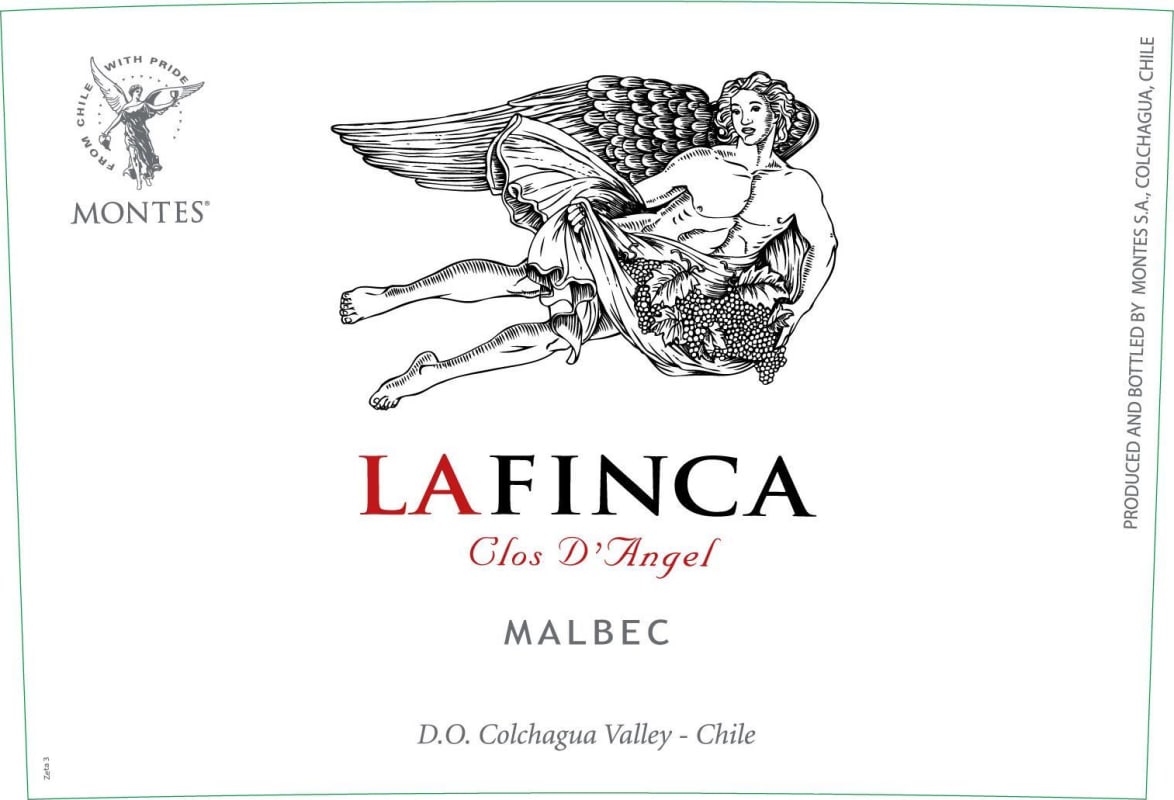 La Finca Clos d'Angel Malbec 2014 Front Label