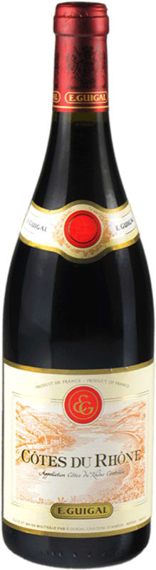 E. Guigal Cotes du Rhone Rouge (375ML half-bottle) 2017 Front Bottle Shot
