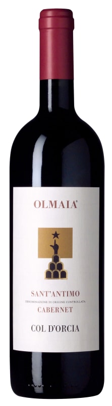 Col d'Orcia Olmaia Cabernet Sauvignon 2016 Front Bottle Shot