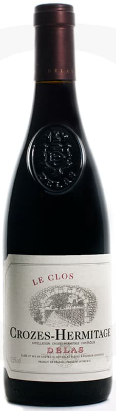 Delas Crozes-Hermitage Le Clos 2015 Front Bottle Shot