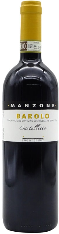 Manzone Barolo Castelletto 2017 Front Bottle Shot