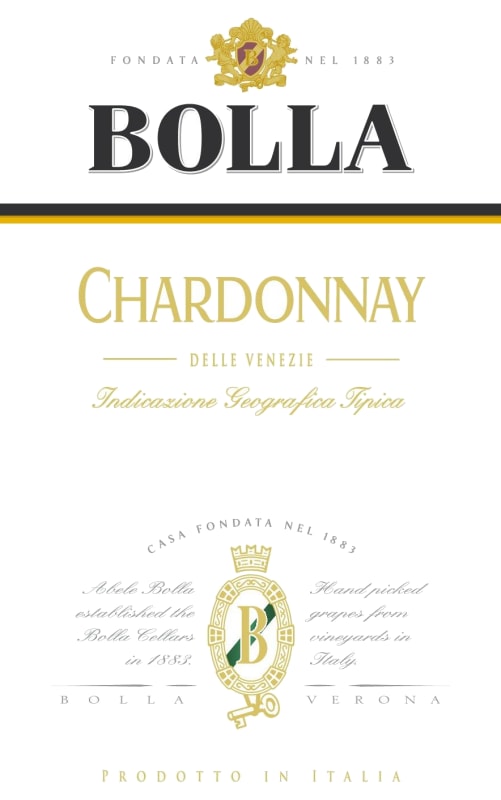Bolla Delle Venezie Chardonnay 2016 Front Label