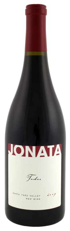 Jonata Todos Proprietary Red Wine 2009 Front Bottle Shot