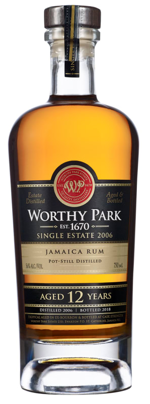 Worthy Park 12 Year Single Estate Rum 2006 Front Bottle Shot