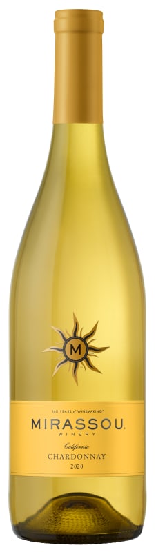 Mirassou Chardonnay 2020 Front Bottle Shot