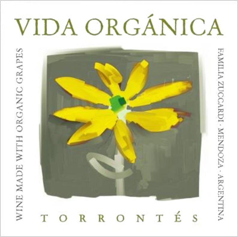 Santa Julia Organic Torrontes 2007 Front Label