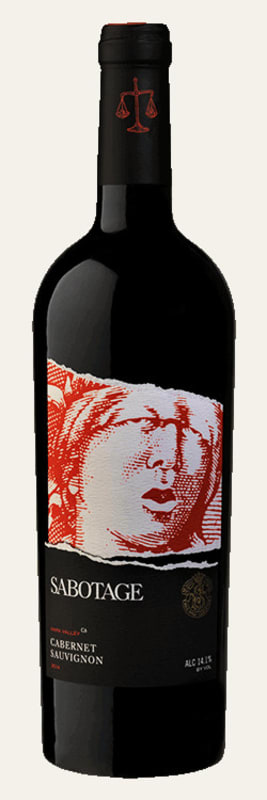 Sabotage Wines Cabernet Sauvignon 2015 Front Bottle Shot