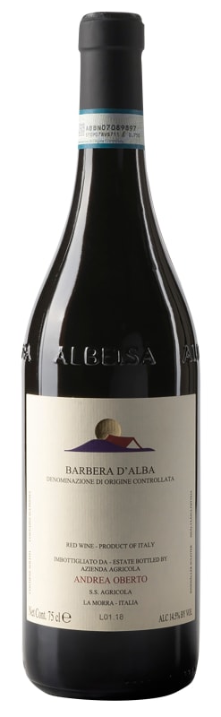 Andrea Oberto Barbera d'Alba 2024 Front Bottle Shot