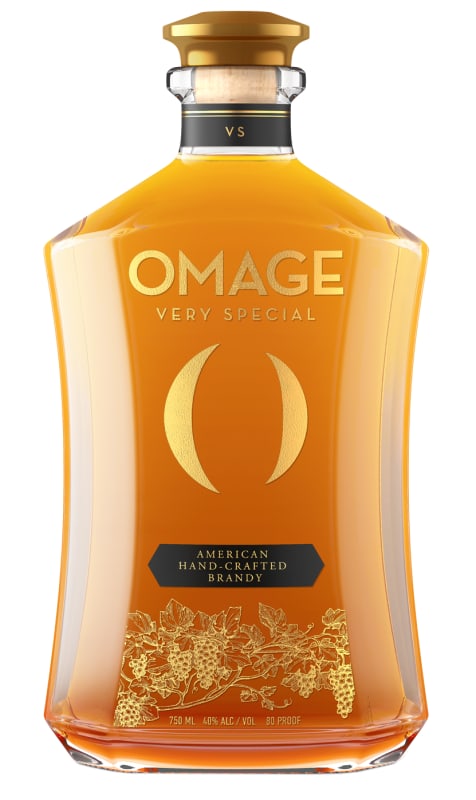 Omage VS American Brandy Front Bottle Shot