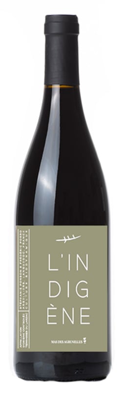 Mas des Agrunelles Terasses du Larzac L'Indigene 2019 Front Bottle Shot