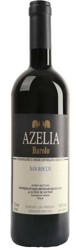 Azelia Barolo San Rocco 2018 Front Bottle Shot