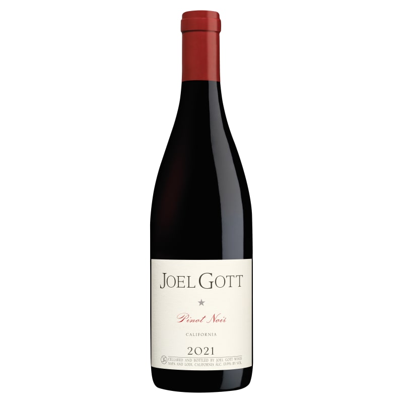 Joel Gott California Pinot Noir 2021 Front Bottle Shot